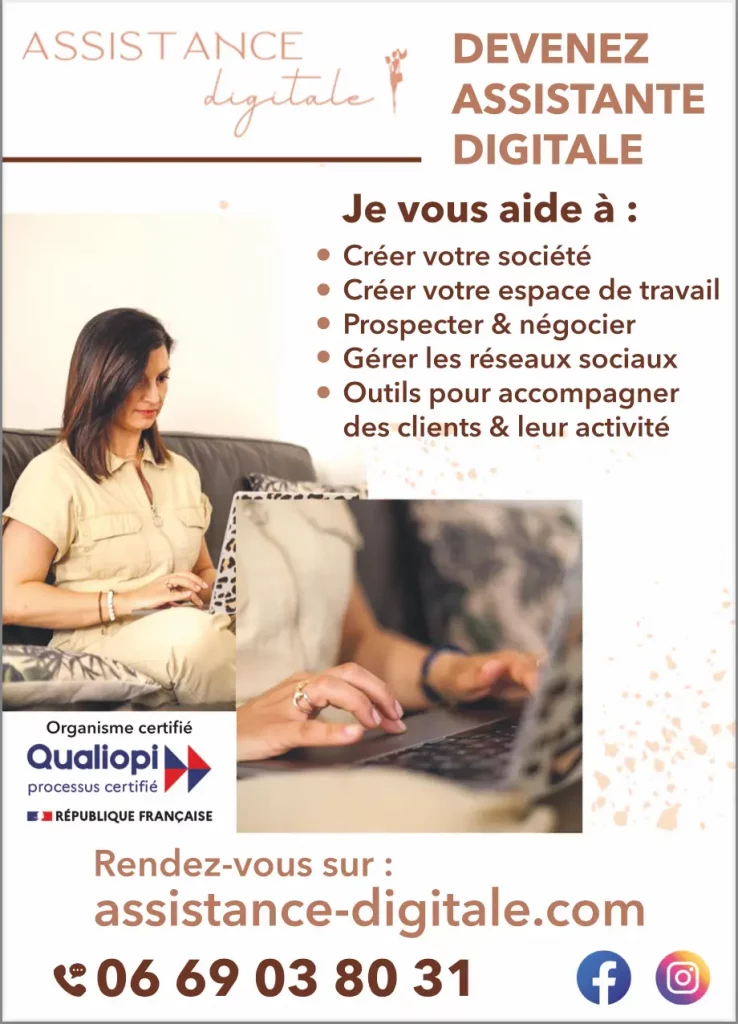 publicité formation asisstance digitale